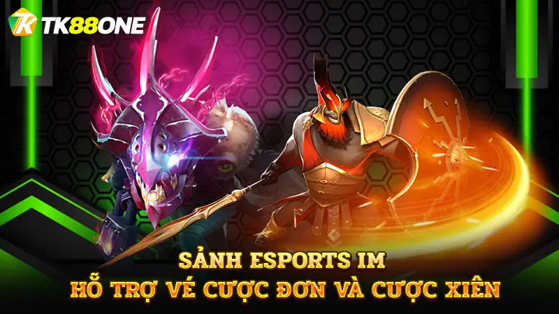 Sảnh Esports Im hỗ trợ vé cược đơn và cược xiên